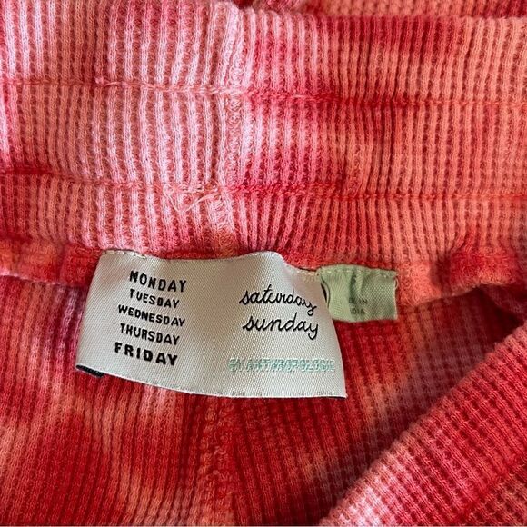 Saturday Sunday by Anthropologie Tie Dye Thermal Shorts - Picture 3 of 5